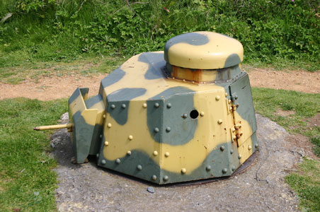 Renault FT 17 Kampfwagenturm in der Batterie Dollmann / Pleinmont