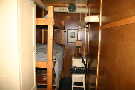 Quartier im V 142 des Marinenachrichtenoffiziers in St. Jacques