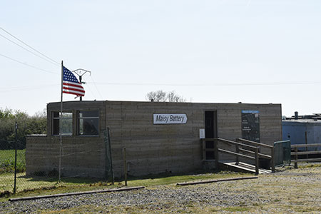 Pavillon der Museumsbatterie Maisy