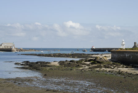 Die Hafeneinfahrt von Barfleur