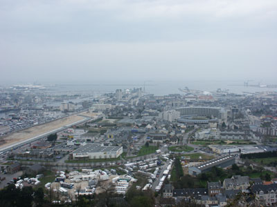 Blick auf Cherbourg