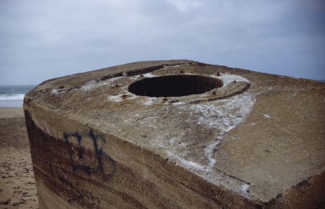 Ringstand fr Kampfwagenturm am Strand von Vauville