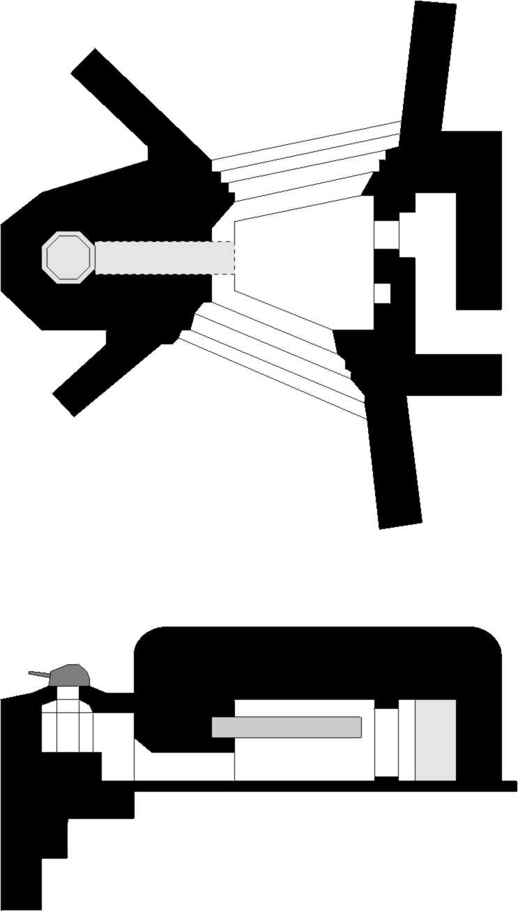 Stand fr 50mm Kampfwagenkanone mit Kampfwagenturm FT 17