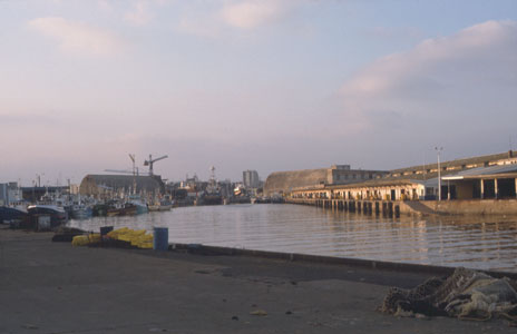 DOM-Bunker in der Verlngerung des Fischereikais