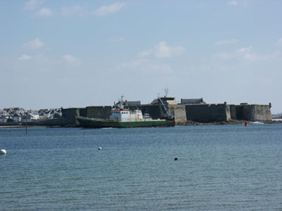 Die Hafeneinfahrt zu Lorient