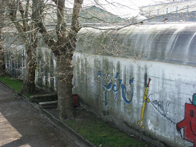 Sanittsbunker beim Hospital