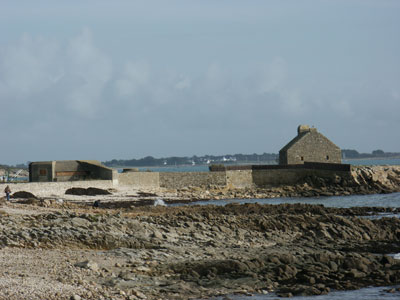 Doppelschartenstand stlich von Carnac