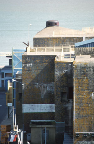 Schleusenbunker, Ostseite