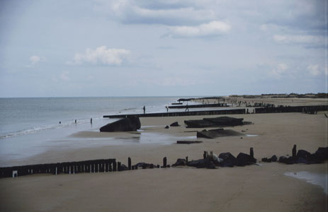 Landeabschnitt GOLD - Bauwerksreste bei Ver-sur-Mer