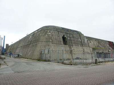 Rumbootbunker, Westseite