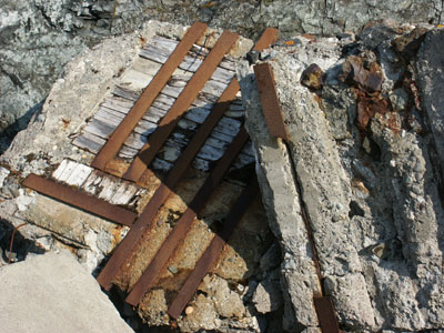 Store Korsnes - Gesprengte Decke des Leitstandes