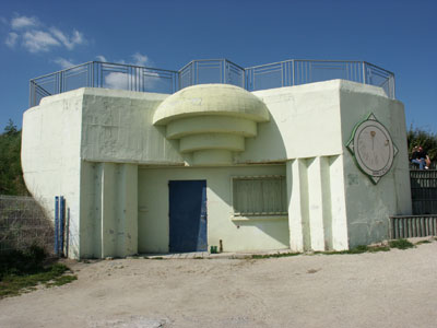 Geschtzschartenstand der Batterie Locqueltas westlich Lorient