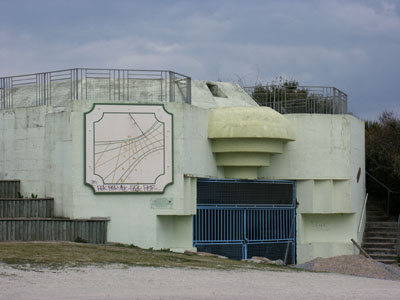 Geschtzschartenstand der Batterie Locqueltas westlich Lorient