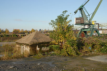 Splitterschutzzelle im Rheinauhafen 2008