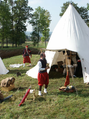 Die Uniformvereine biwakieren